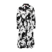 Elegante Jurk in Zwart Max Mara Studio , Black , Dames