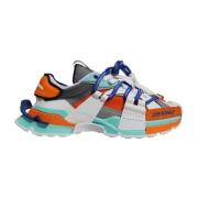 Multicolor Paneel Space Sneakers Dolce & Gabbana , Multicolor , Heren