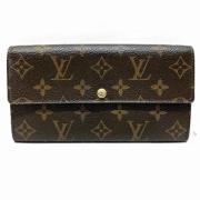 Pre-owned Canvas wallets Louis Vuitton Vintage , Brown , Dames