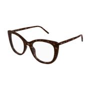 Stijlvol Zwart Leren Portemonnee Saint Laurent , Brown , Unisex