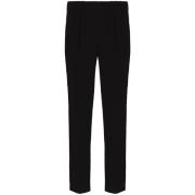 Zwarte elegante broek dameskleding Brunello Cucinelli , Black , Dames