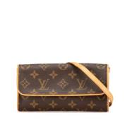 Pre-owned Canvas crossbody-bags Louis Vuitton Vintage , Brown , Dames