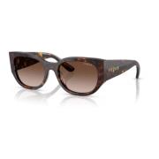 Bruin Getinte Zonnebril Vogue , Brown , Dames