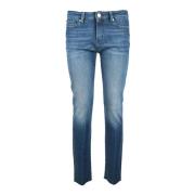 Stijlvolle Jeans met Katoen en Elastaan Love Moschino , Blue , Dames