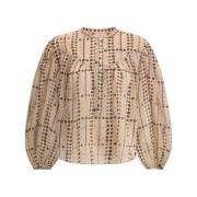 Romantische Gypsy Patroon Shirt Isabel Marant Étoile , Multicolor , Da...