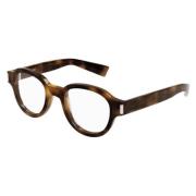 Klassieke Zwarte Leren Schoudertas Saint Laurent , Brown , Unisex