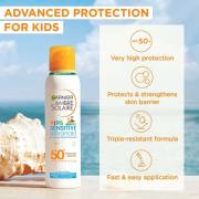 Garnier Ambre Solaire Kids' SPF 50+ Sensitive Advanced Anti-Sand Mist ...