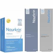Nourkrin Woman Hair Growth Supplements 12 Month Bundle with Shampoo an...