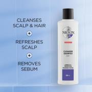 NIOXIN 3-Delig System 6 Reinigingsshampoo voor Chemisch Behandeld Gevo...