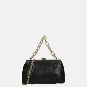 Firenze croco clutch black