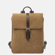 Castelijn en Beerens Nubuck rugzak 15 inch taupe