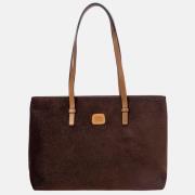 Bric's Vittoria Life shopper brown tabac