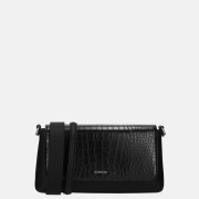 Calvin Klein Must schoudertas croco black