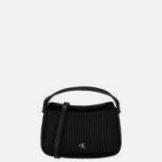 Calvin Klein Rib mini schoudertas black