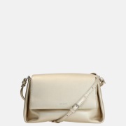 Loulou Essentiels Fleur crossbody tas light gold