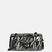 Coach Tabby Quilted schoudertas 20' metallic anthracite