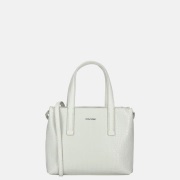 Calvin Klein Must mini tote handtas croco pearl grey