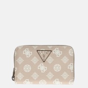 Guess Laurel SLG ziparound portemonnee M sand logo