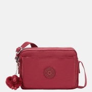 Kipling Abanu crossbody tas M funky red