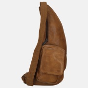 Bear Design Han crossbody tas cognac