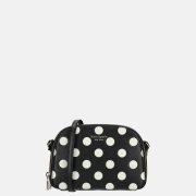 Kate Spade Devin Breezy dot embossed crossbody tas black multi