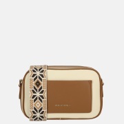 Daniele Donati crossbody tas beige