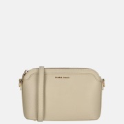 Daniele Donati crossbody tas light beige