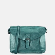 Flora & Co metallic crossbody tas bleu canard