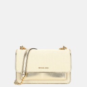 Michael Kors Claire schoudertas pale gold