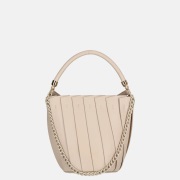 Firenze plissé bucket handtas beige