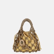 Kurt Geiger Macrame Crystal handtas S bronze