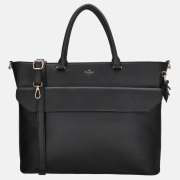Charm London handtas 15 inch zwart