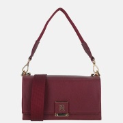 Tommy Hilfiger crossbody tas M deep rouge