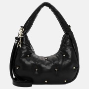 Emily & Noah heart studs Heaven buideltas black