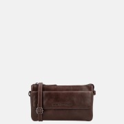 Hide & Stitches Porto crossbody tas S donkerbruin