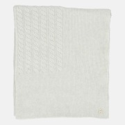 Tommy Hilfiger Elevated Chic fluffy sjaal grey whisper