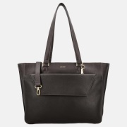Loulou Essentiels Celine shopper met laptopvak 15.6 inch chocolate tor...