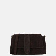 Charm London schoudertas donkerbruin