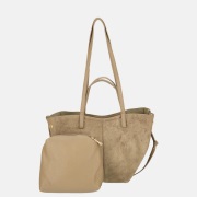Firenze Suedine handtas S dark taupe