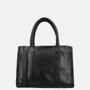 Hide & Stitches Country handtas M zwart