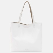 Emily & Noah Eva bag-in-bag shopper reversible white/beige