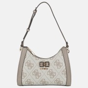 Guess Karnilla schoudertas dark taupe logo