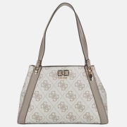 Guess Karnilla handtas dark taupe logo