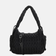 Charm London West End schoudertas smocked zwart