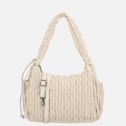 Charm London West End schoudertas smocked beige