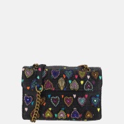 Kurt Geiger Kensington Fabric schoudertas M harten studs black