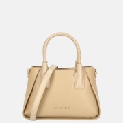 Valentino Bags Eris Re handtas gevlochten M beige