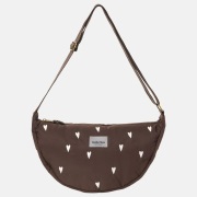 Studio Noos Puffy Adult fannypack crossbody tas brown hearts