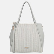 Charm London Paris shopper riet lichtblauw