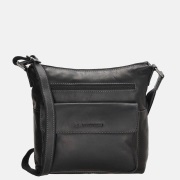 Hide & Stitches Japura schoudertas M zwart